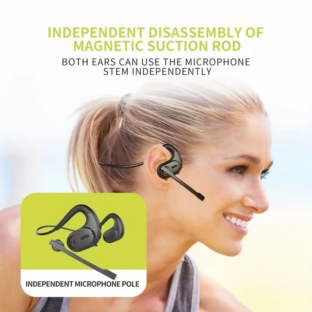Sleek Black Business Wireless Earphones