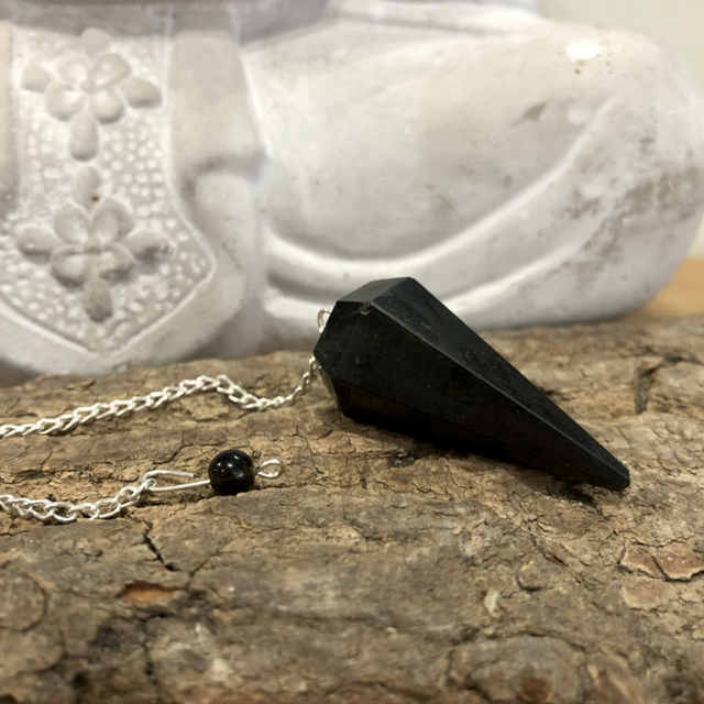 Pendule en Tourmaline noire 