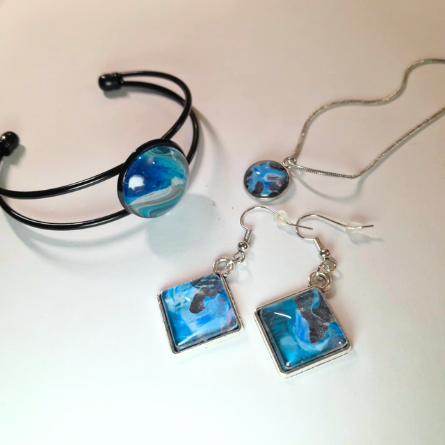 OCEAN MYSTIQUE - Parure - Collier, bracelet &amp; Boucles d'oreilles