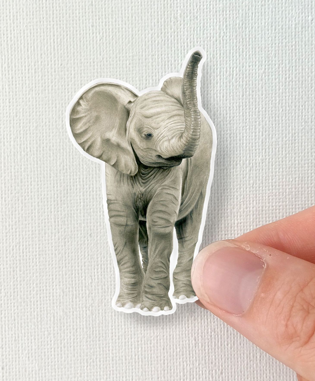 Sticker éléphant
