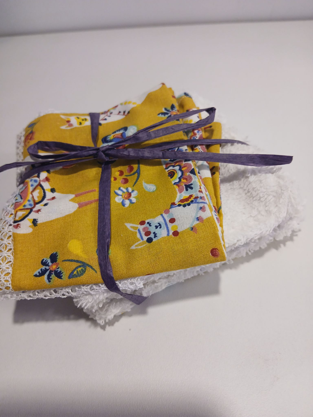 lot de coton démaquillant lavable -790809