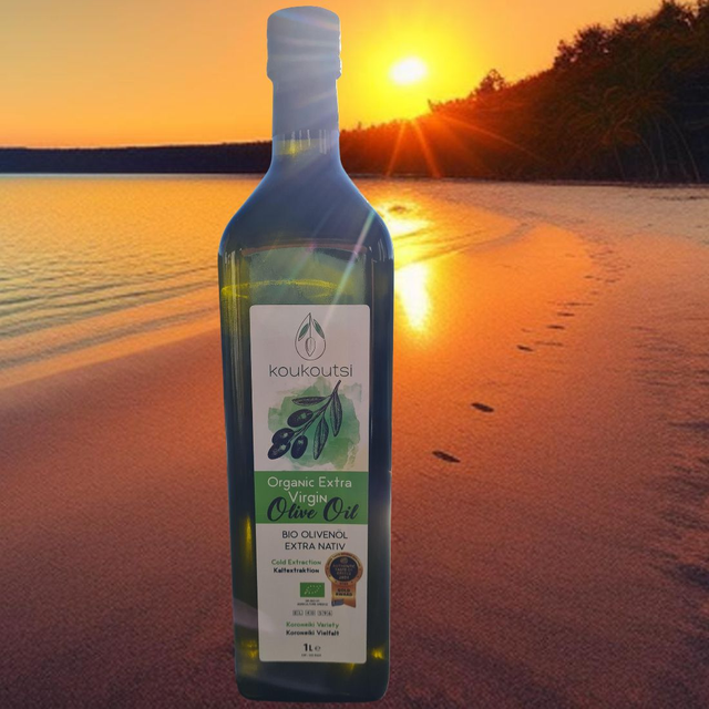 Olivenöl extra nativ Bio ERNTE 11/2025 - 1 Liter Koukoutsi 