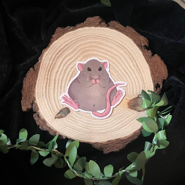 Sticker Rata // Rata gris