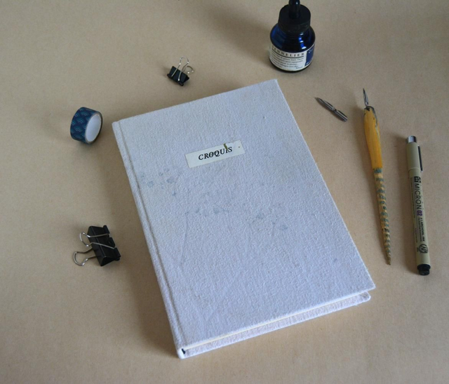 Carnet de croquis teinture végétale