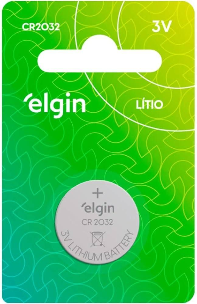 791 - Pilha Bateria CR2032 Lithium Elgin