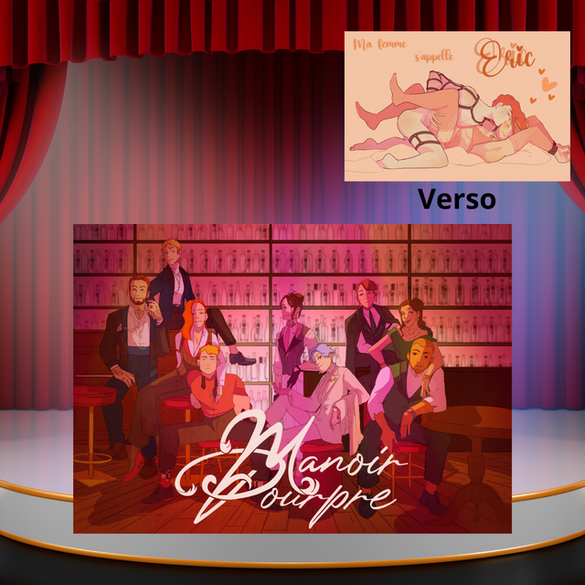 Poster A3 - Passion au Manoir Pourpre