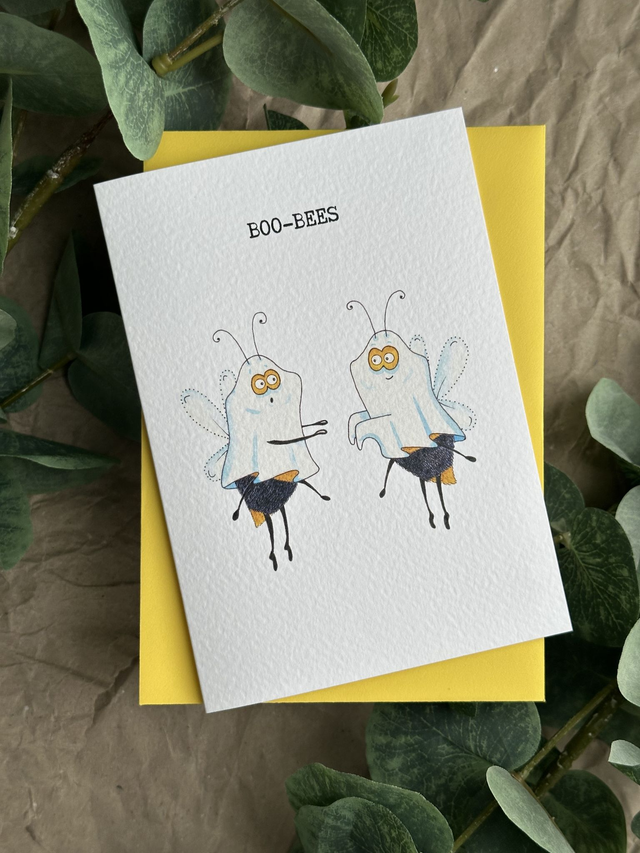 Boo-Bees - Halloween Greeting Card
