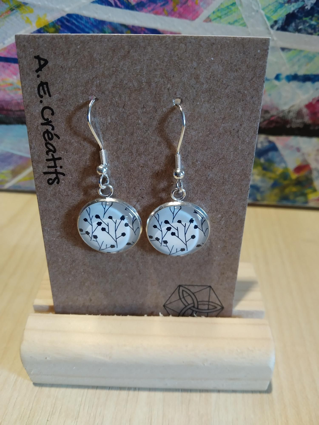 Boucles D&#039;oreilles Cabochons Japon 