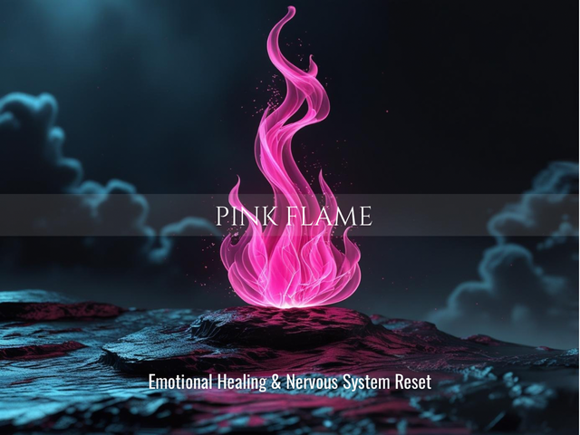 Pink Flame | Emotional Healing, Nervous System Repatterning &amp; Sovereign Softness | Same Day Delivery
