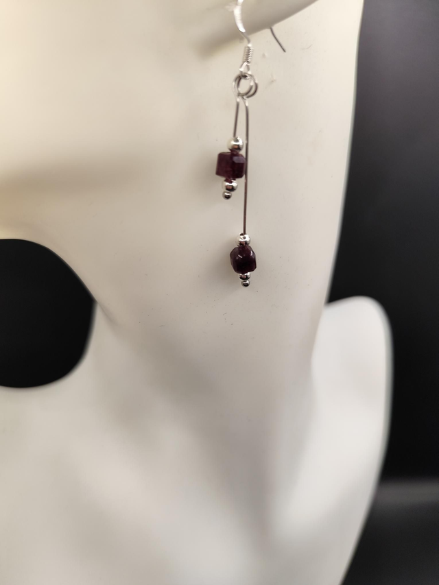 Garnet earrings