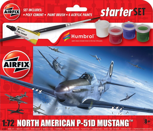 Starter Set - N.American P-51D Mustang