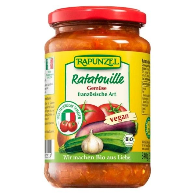 Rapunzel Tomatensauce Ratatouille, 335ml Glas
