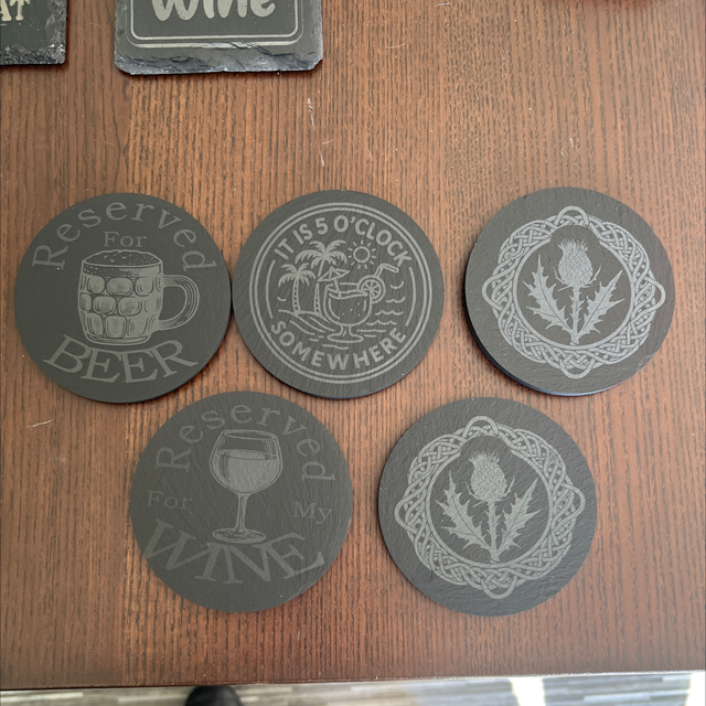 Round coasters