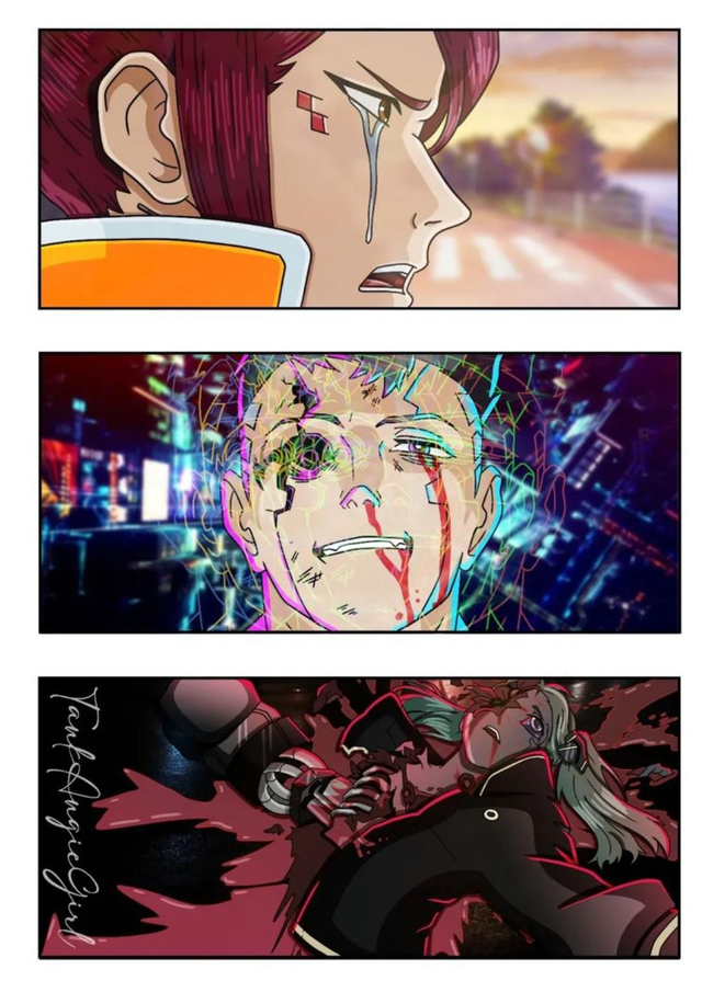 Planche Cyberpunk Deaths