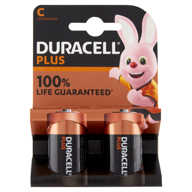 Duracell Plus Power C2 Alkaline Batteries