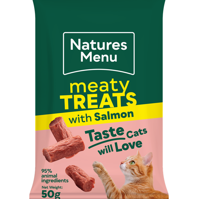 Natures Menu Meaty Treats With Salmon 50g