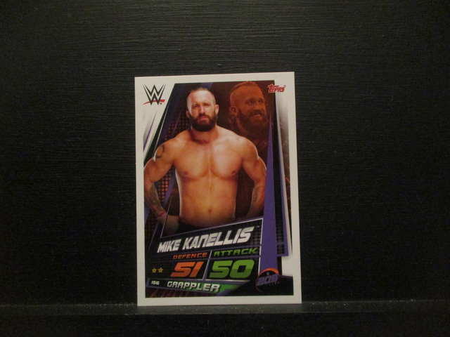 Mike Kanellis - W 205 Live Slam Attax Universe Original Trading Card #156