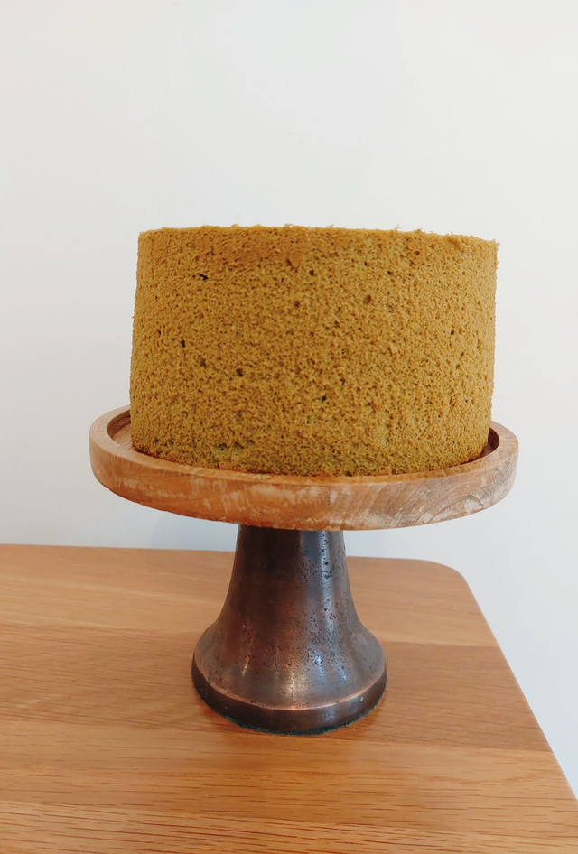 Gâteau nuage au matcha entier