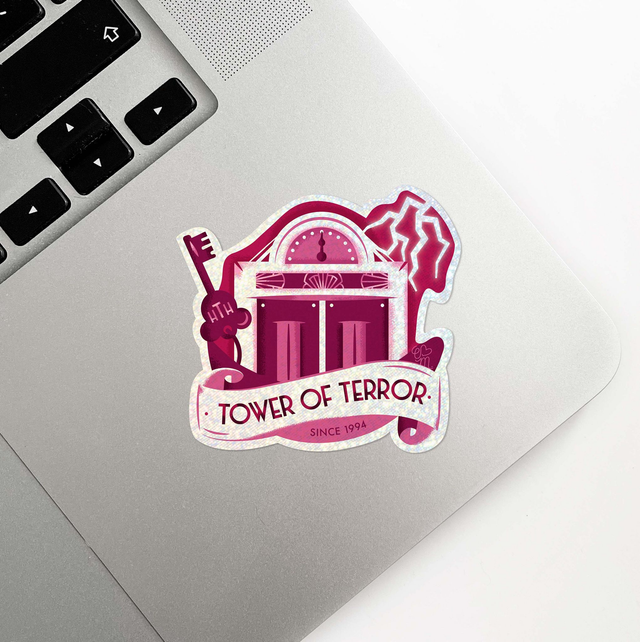 Sticker holographique Attractions Légendaires | 11 Tower Of Terror