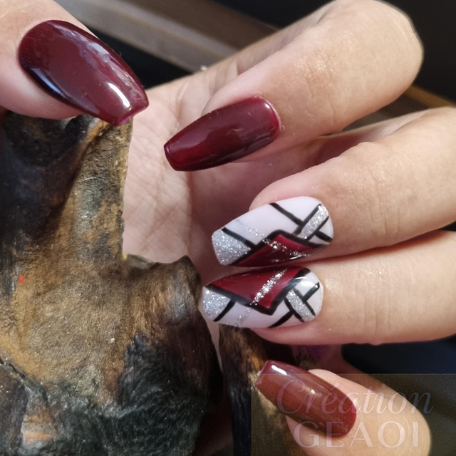 Burberry bordeaux little ballerine S 