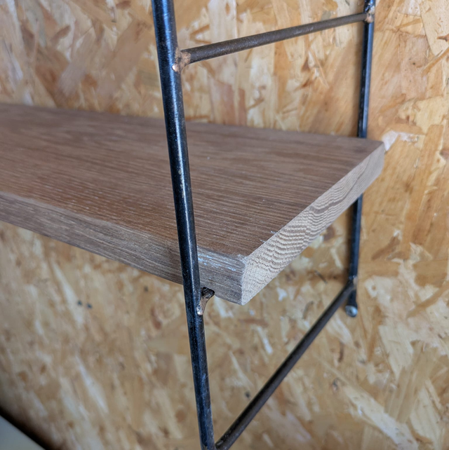 Etagère string planches en bois
