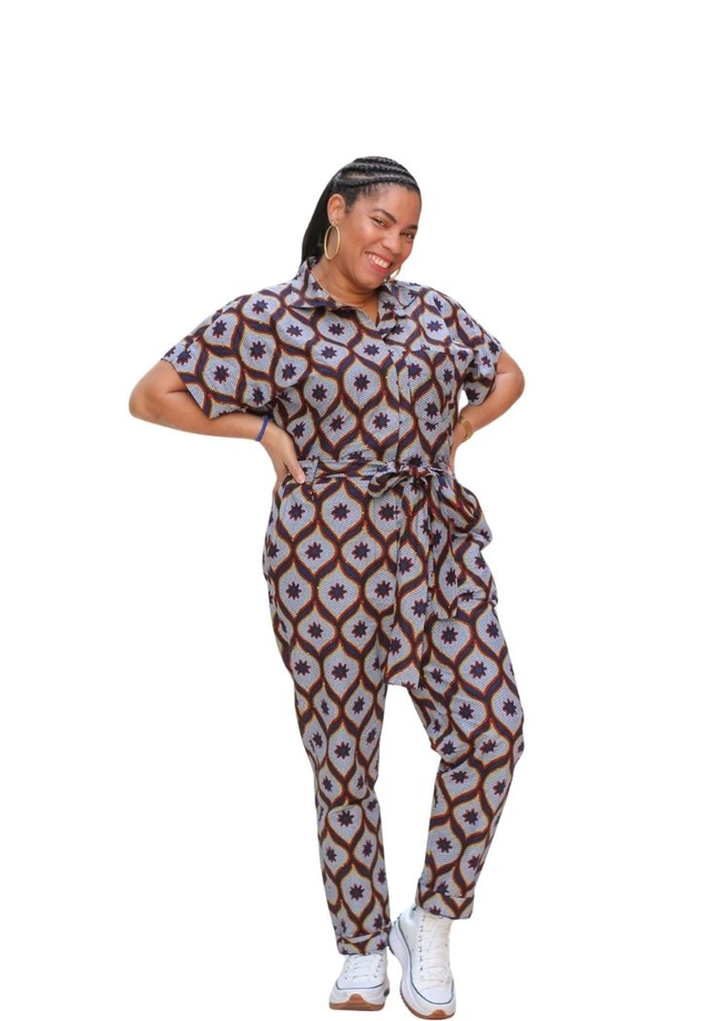 Combinaison en wax "Congrès" 