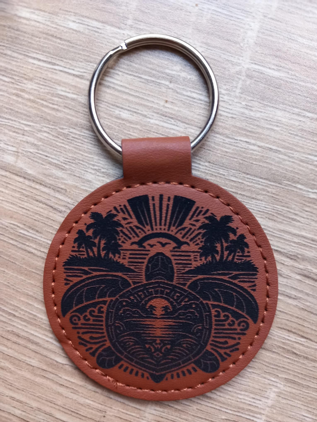 Porte clés et jeton tortue 