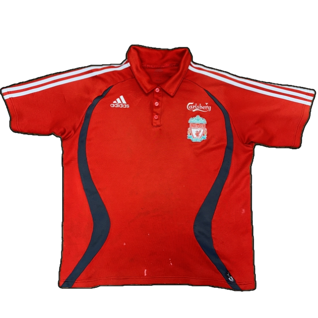 Liverpool Adidas Polo Shirt 2006-07 - L