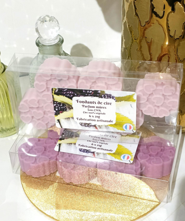 Fondants parfumés mûres