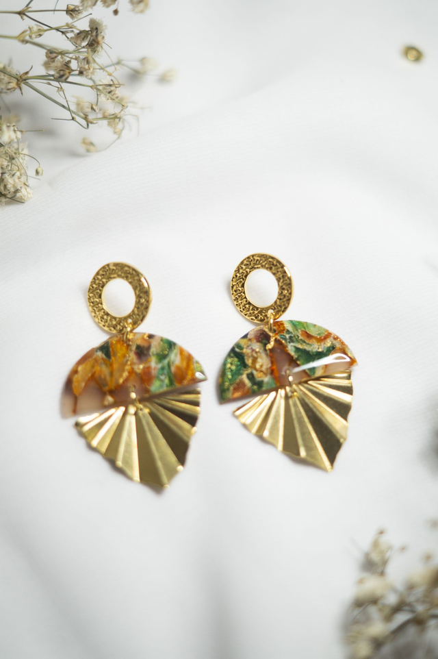 Coloris éclats automne - Boucles Malo 