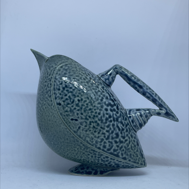 Anthony Theakston Salt-Glazed Bird Jug