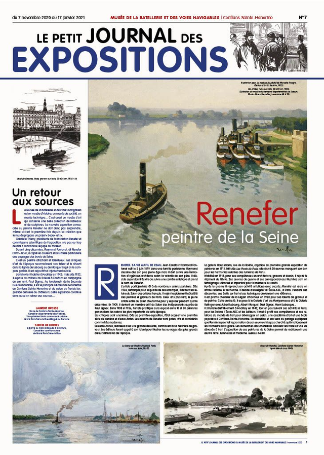 CM084 - Renefer (1879-1957) Peintre de la Seine. (Les cahiers du musée de la batellerie)