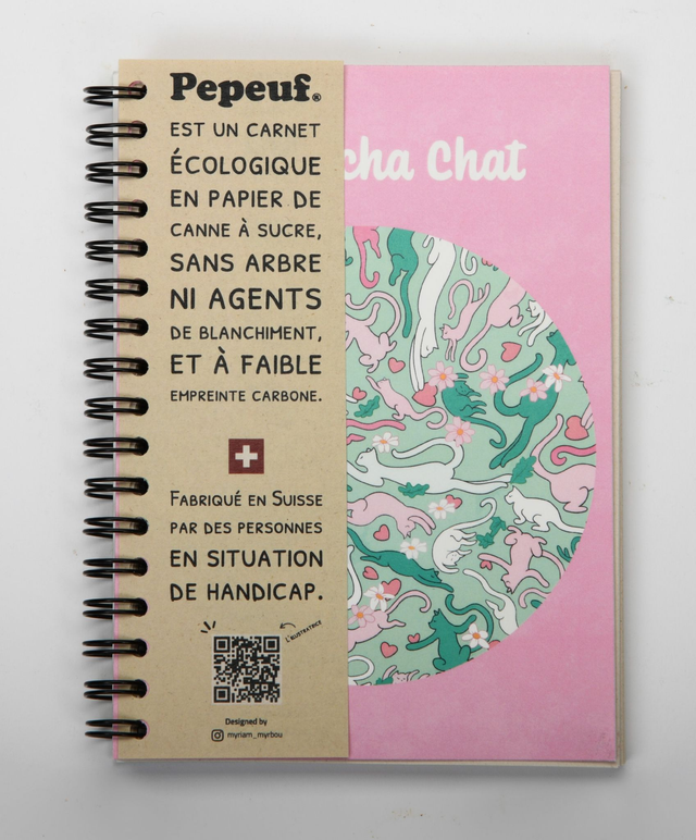 Carnet A6 illustré de la marque Pepeuf