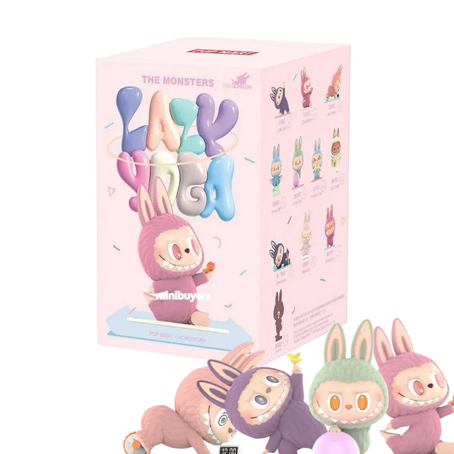 POP MART Labubu Lazy Yoga (Blind Box) The Monsters