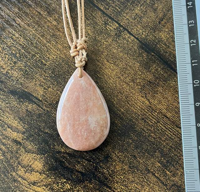 Pendentif en Amazonite Pêche 