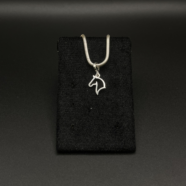 Berloque prata cavalo