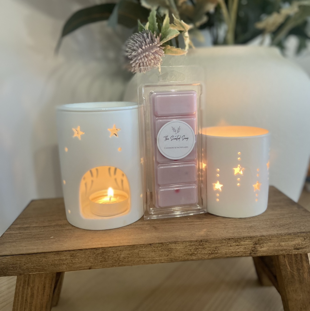 Cashmere &amp; Snowflakes - Wax Melt Snap Bar