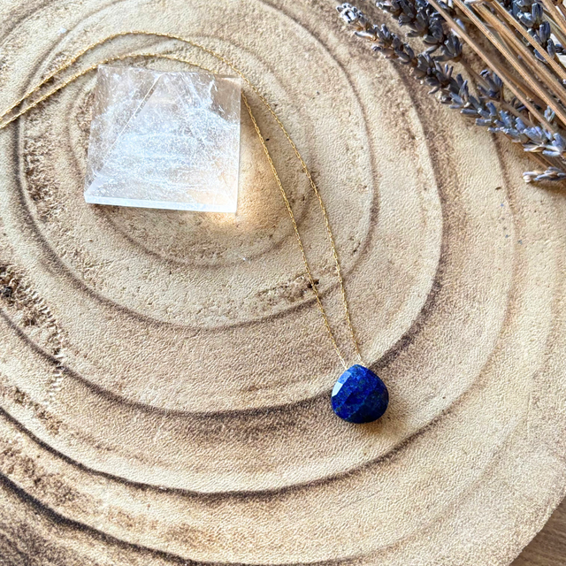 Collier Goutte en Lapis Lazuli