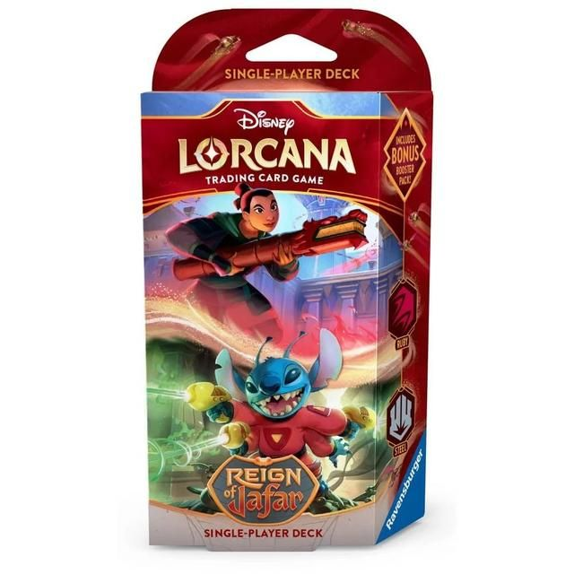 Ravensburger Disney Lorcana: Reign Of Jafar - Ruby/Steel - Starter Deck (EN)