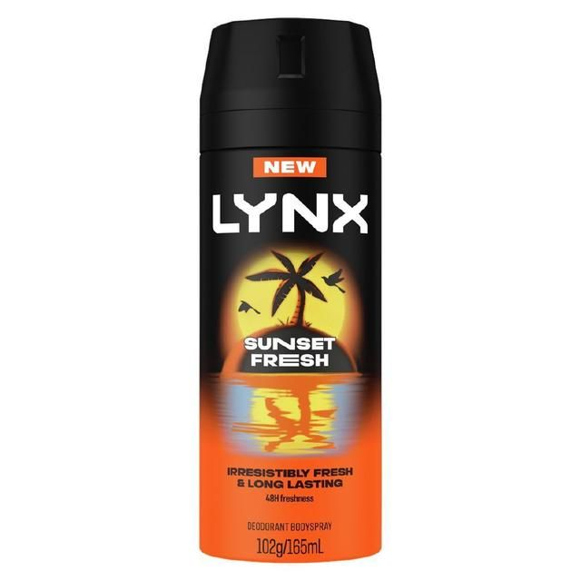 Lynx Body Spray Aerosol Sunset Fresh 165ml