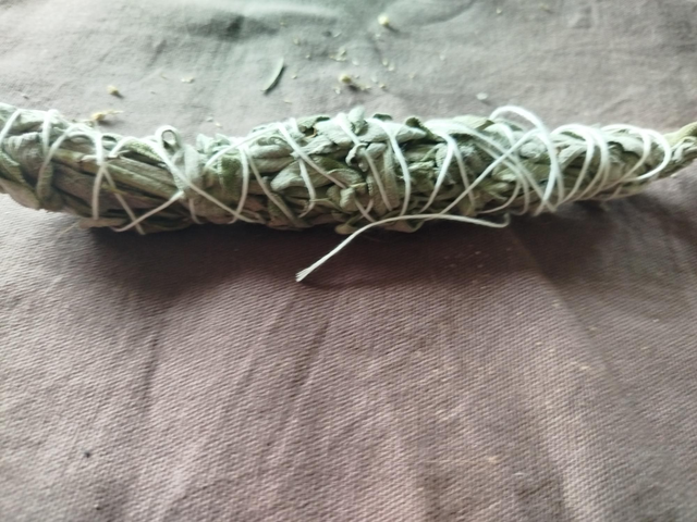 Fumigation sauge officinale 