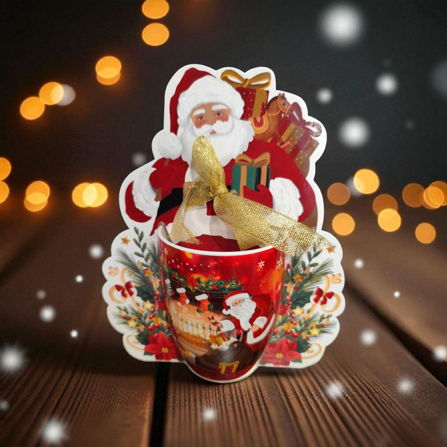 Tasse de Noël Père Noël et renne