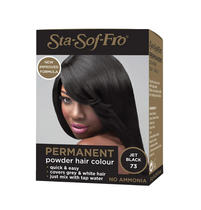 Ssf Powder Hair Dye Jet Black
