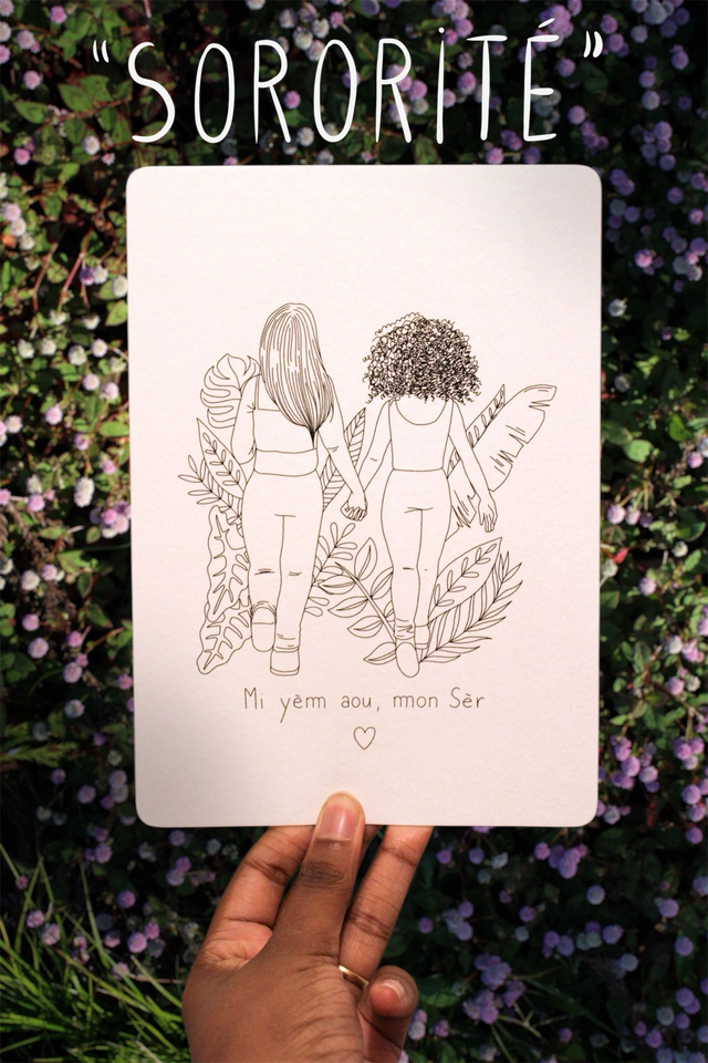 Carte petit format à colorier