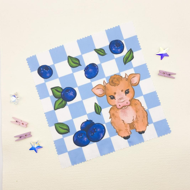 Borówkowa krówka chusteczka | ZWIERZĘTA 