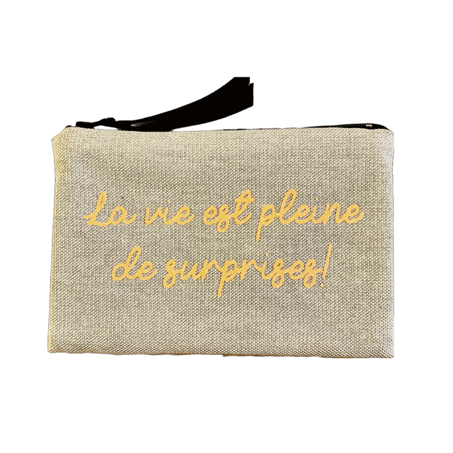 Petite Pochette La vie est pleine de surprises!