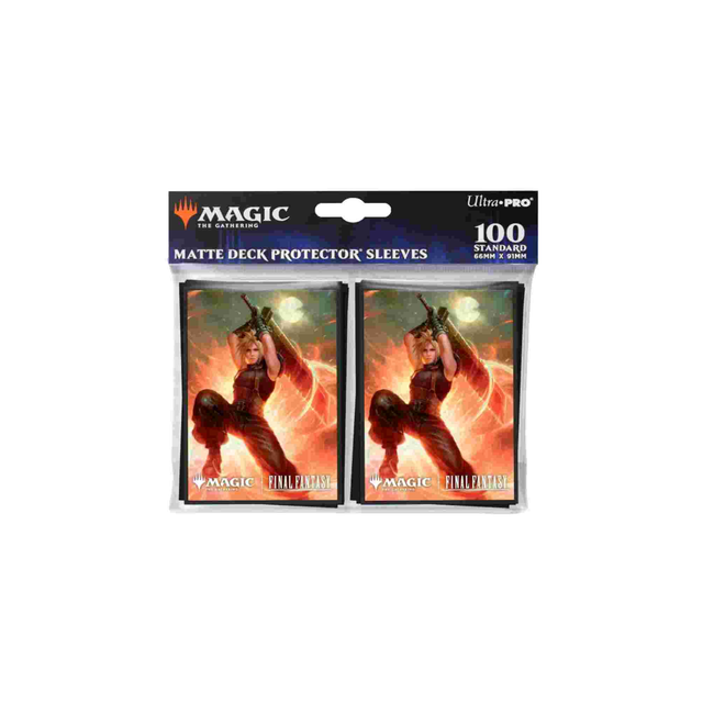Magic Final Fantasy "Cloud" 100 Matte Deck Protector Art Sleeves - Ultra Pro  