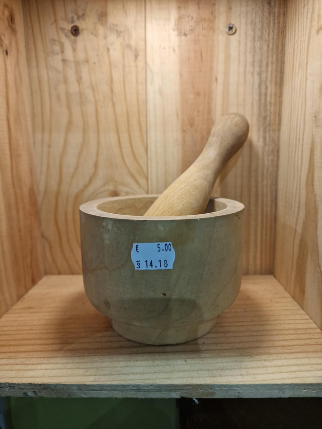 Mortier et Pilon bois