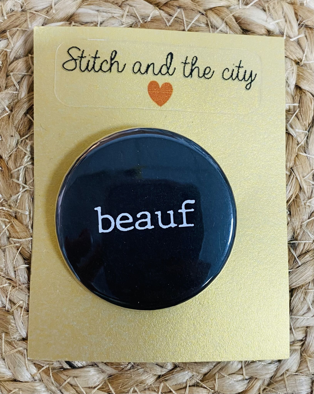 Badge insultant Beauf