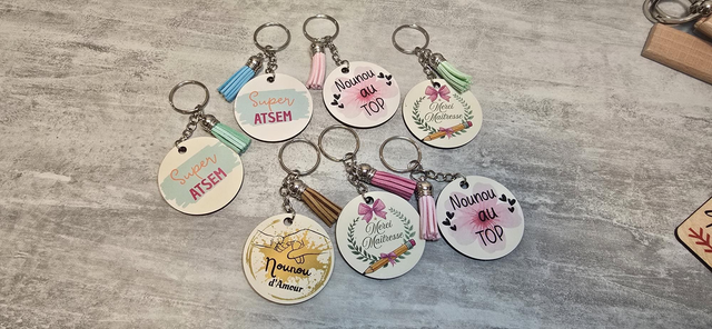 Porte-clé impression couleur 